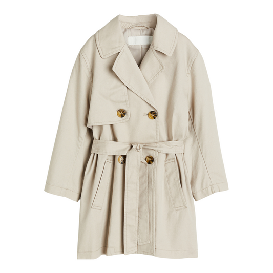 Trench manteau beige